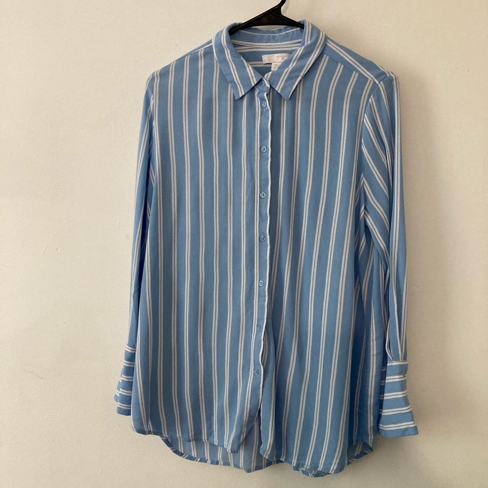 14th & Union Button Down Blouse, XS